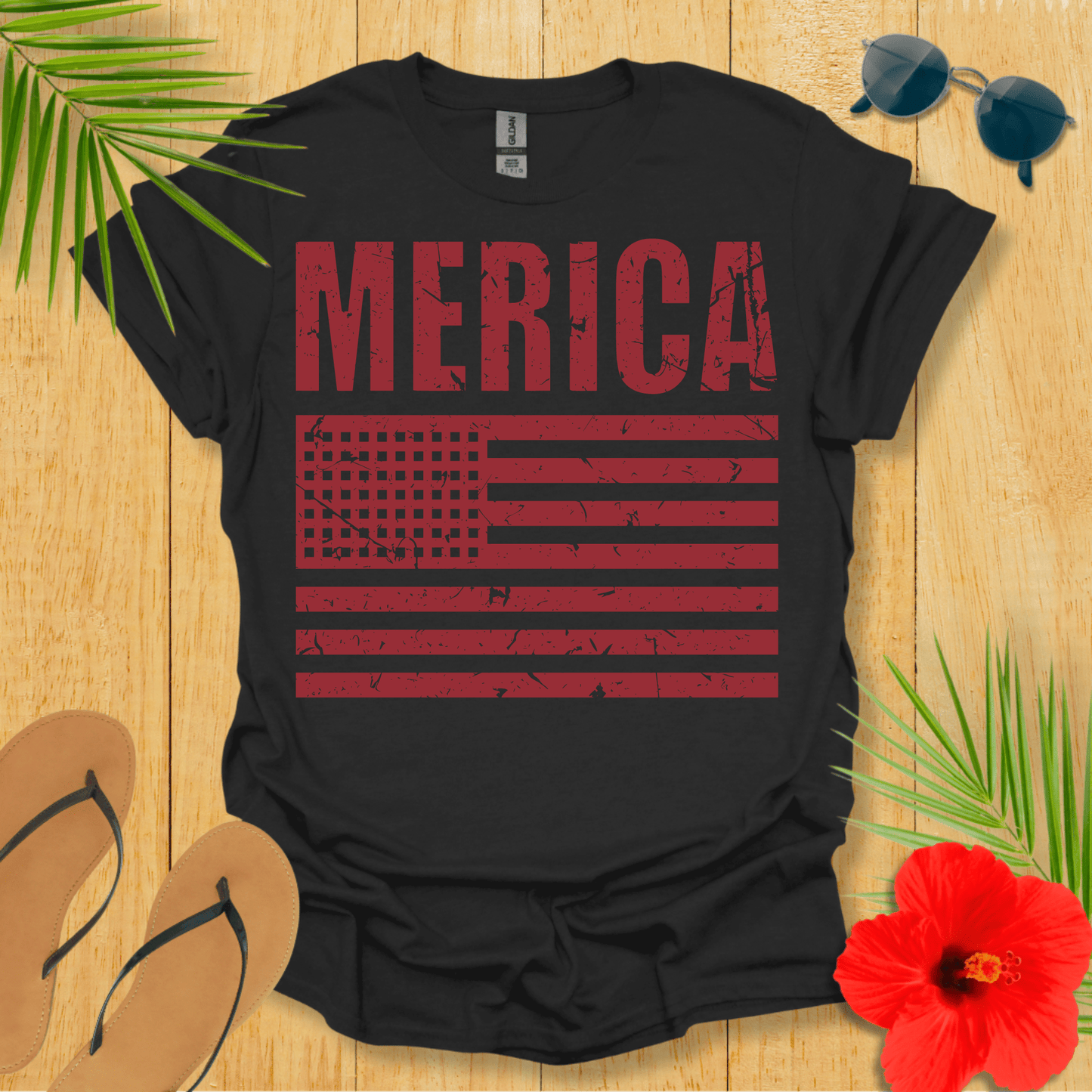 Merica Flag T-Shirt
