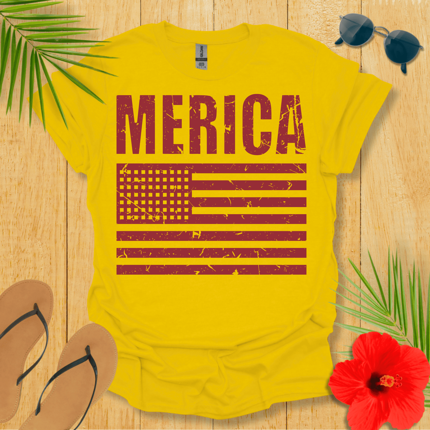 Merica Flag T-Shirt