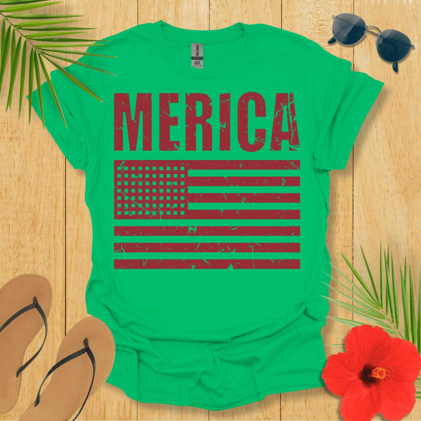 Merica Flag T-Shirt
