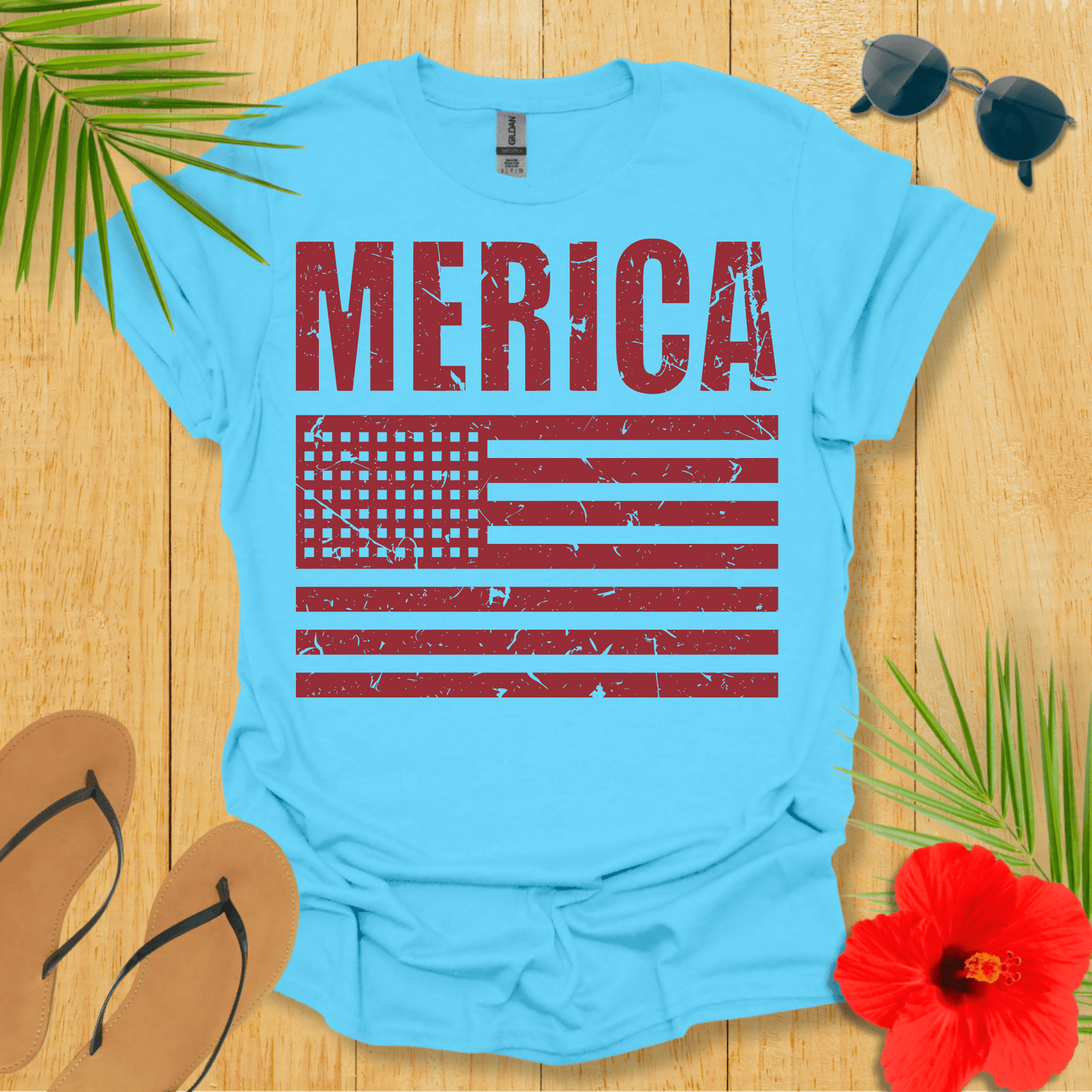 Merica Flag T-Shirt