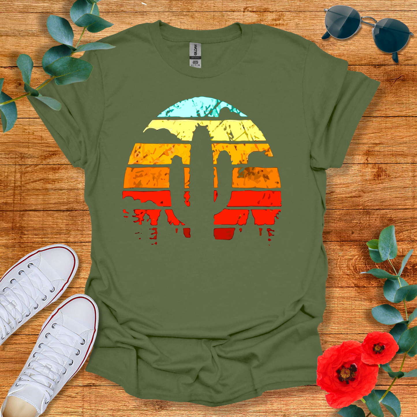 Colorful Cactus T-Shirt