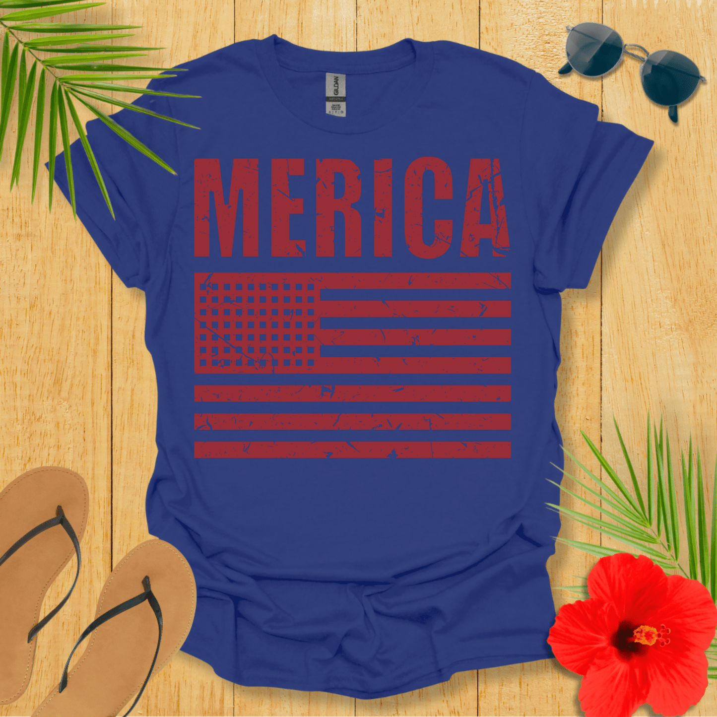Merica Flag T-Shirt