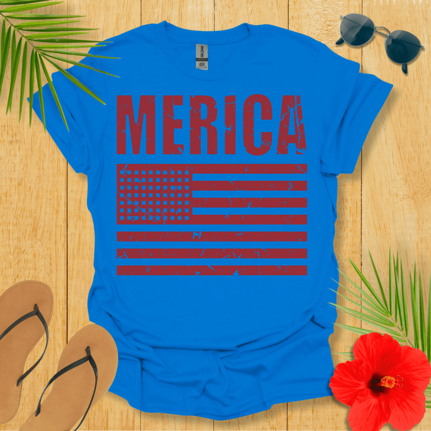 Merica Flag T-Shirt