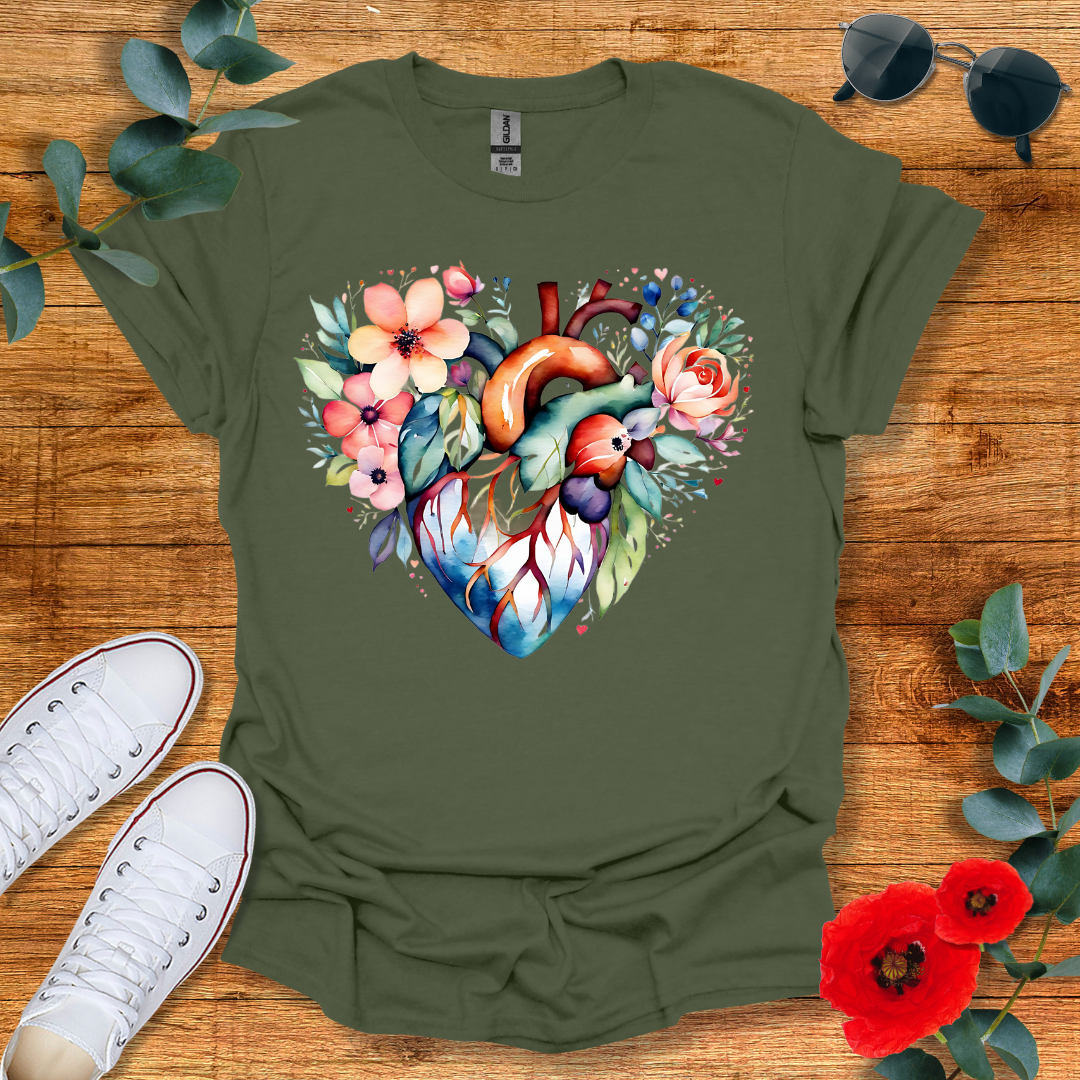 Heart of Flowers T-Shirt