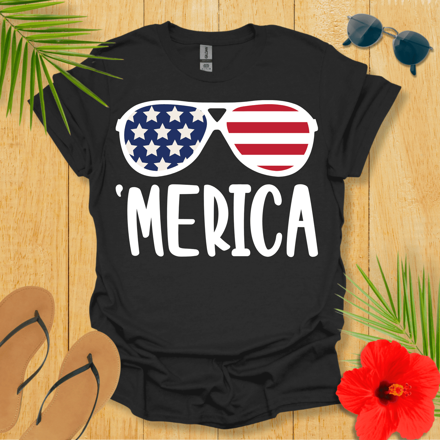 Merica Shades T-Shirt