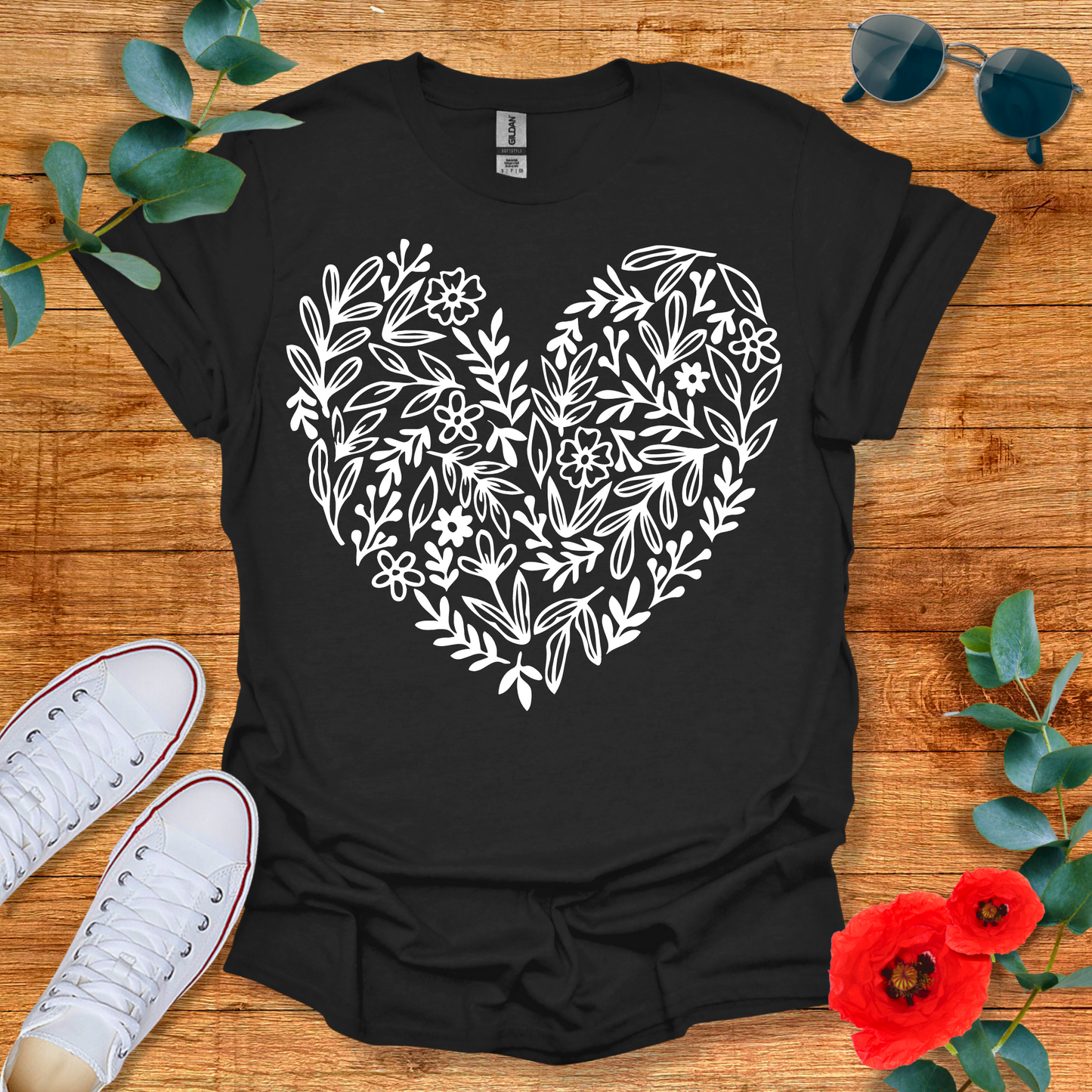 Flower Heart T-Shirt