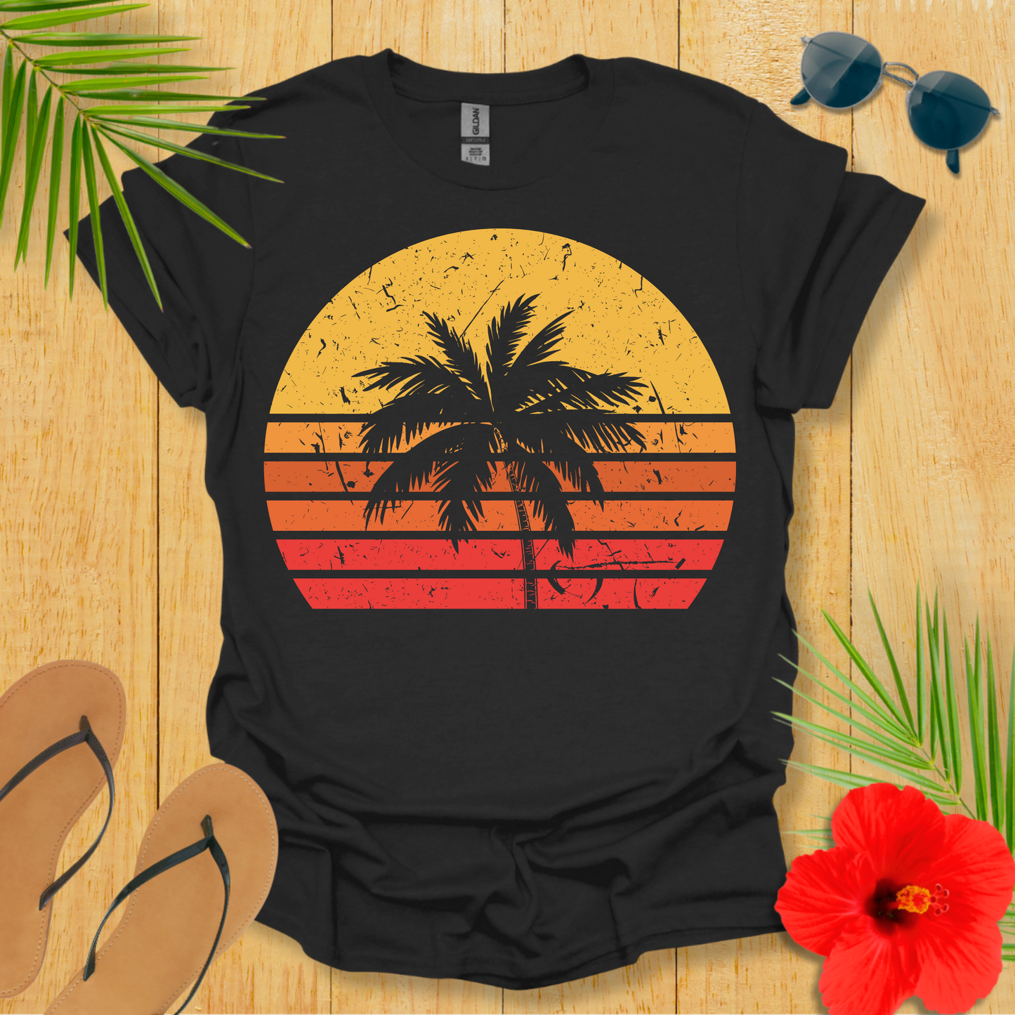 Palm Tree Sunset T-Shirt