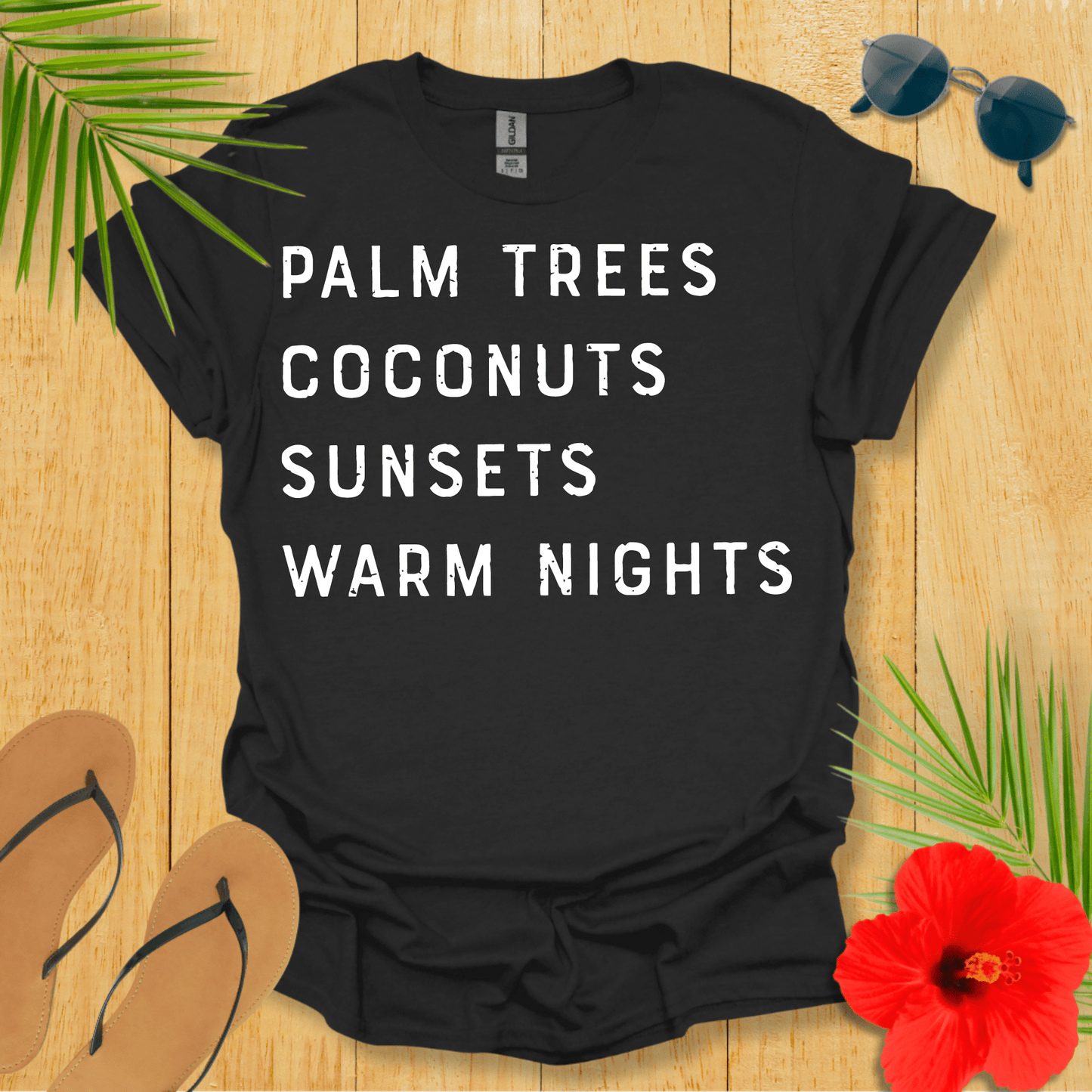 Palm Trees Coconuts T-Shirt