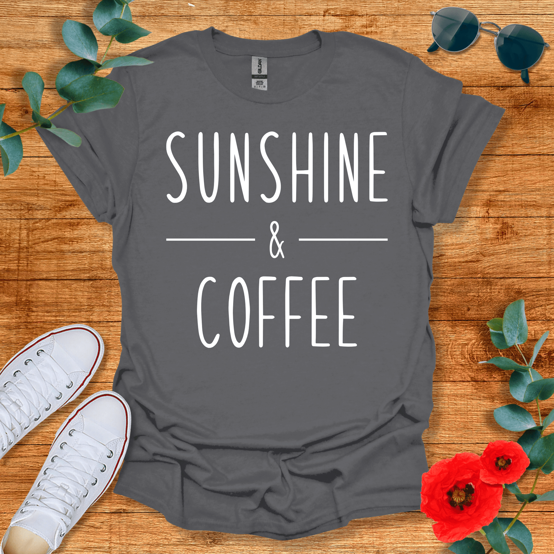 Sunshine and Coffee T-Shirt – Seasonal Collections