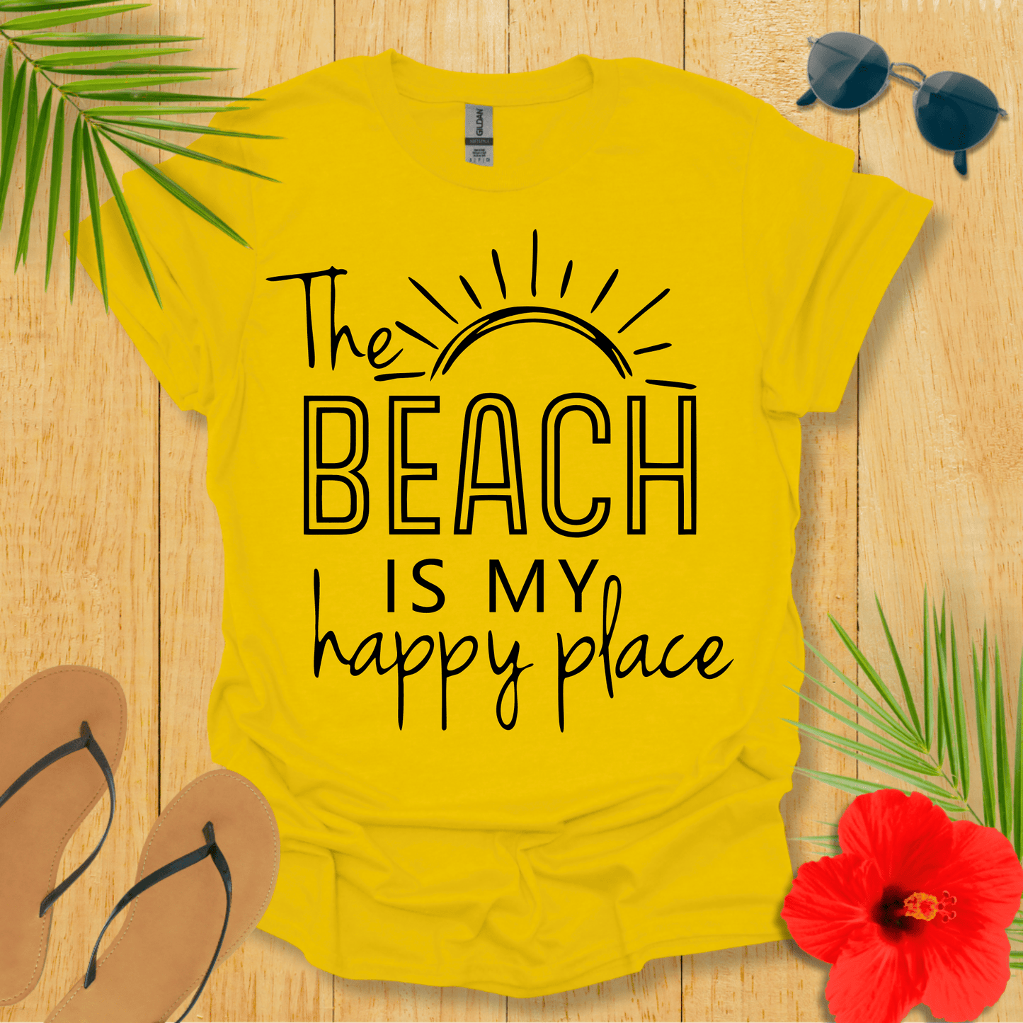 The Beach Is My Happy Place T-Shirt