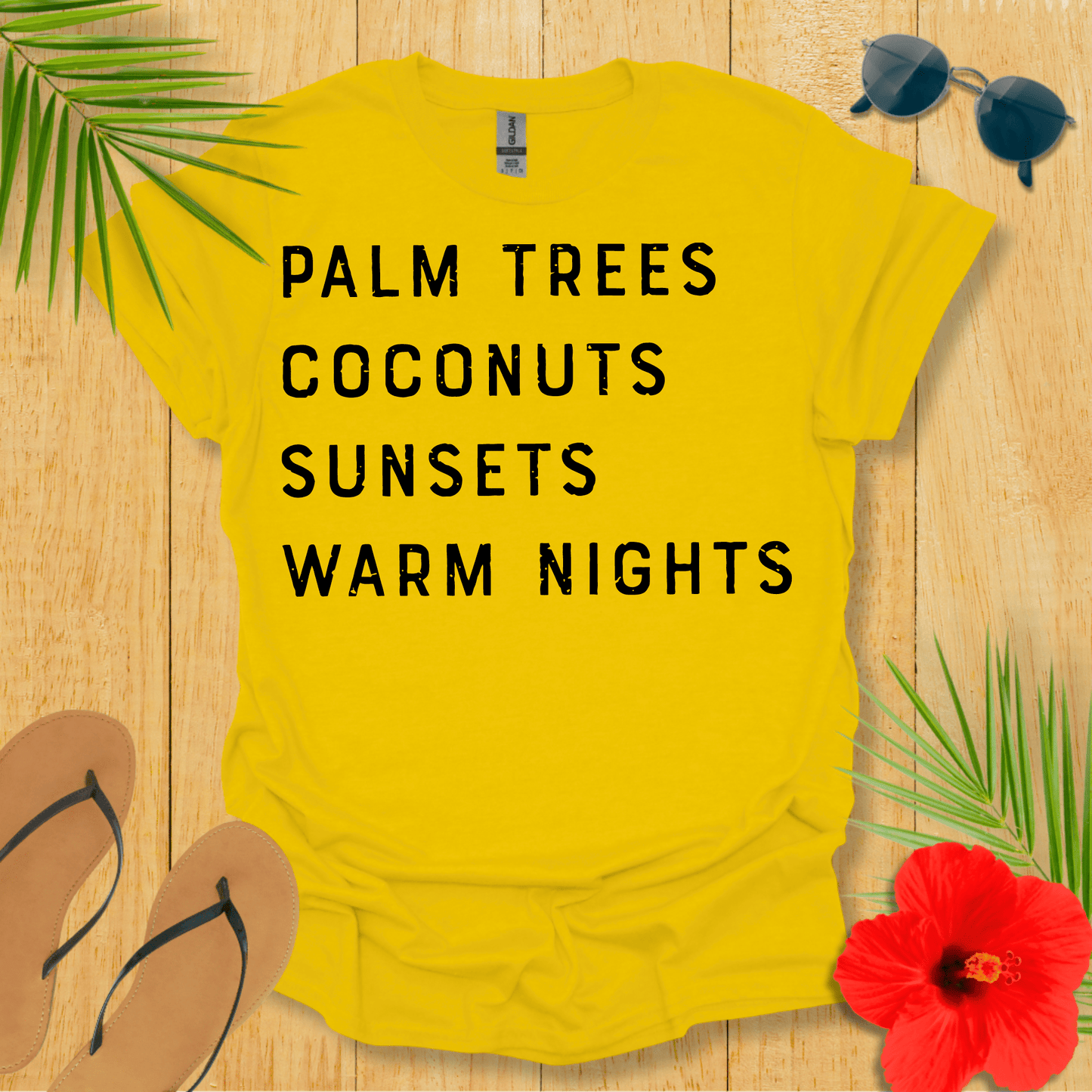 Palm Trees Coconuts T-Shirt