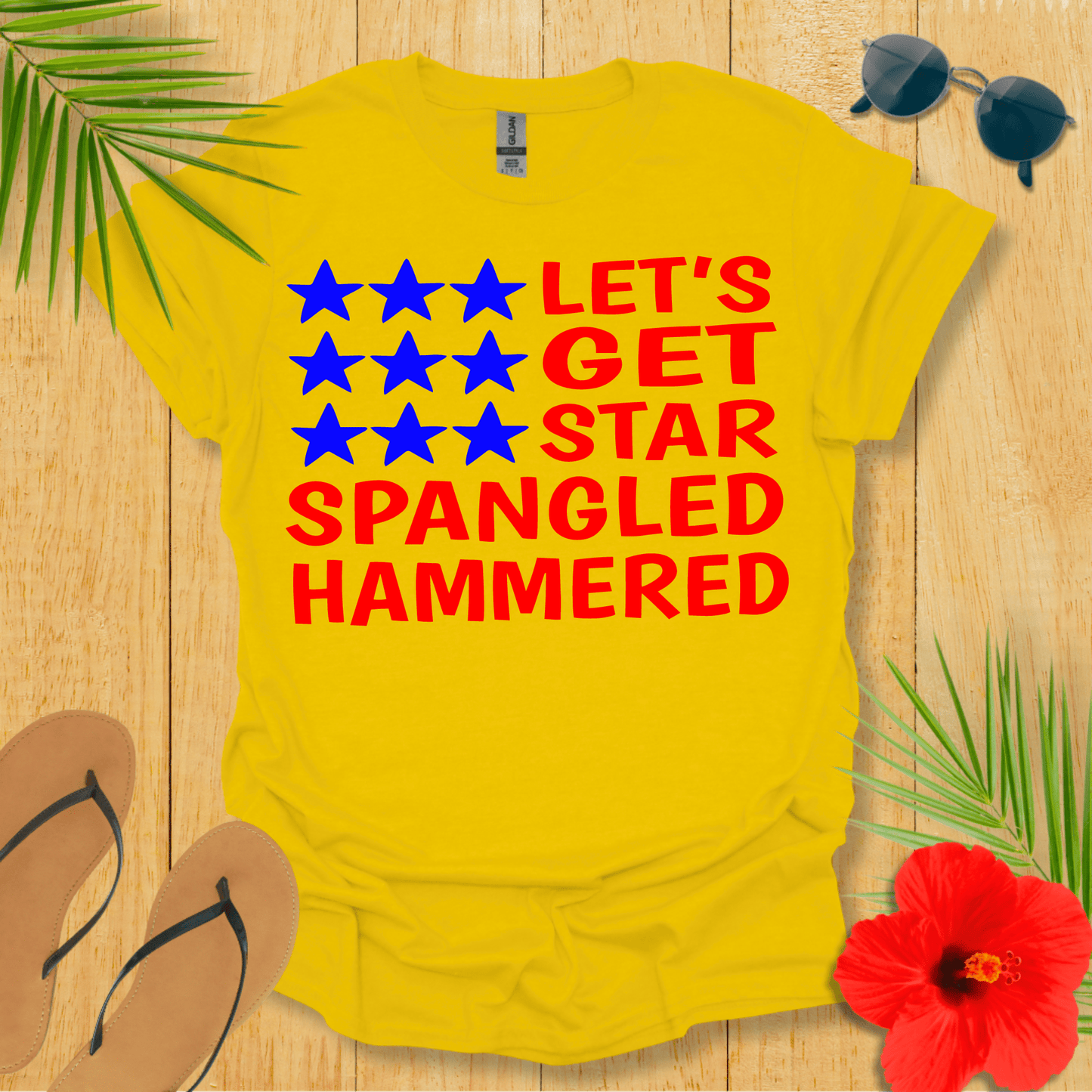 Star Spangled Hammered T-Shirt