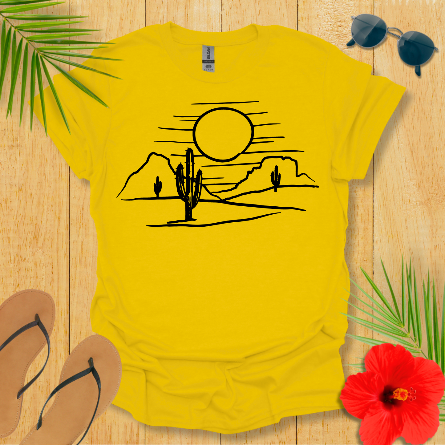 Sunset Cactus T-Shirt