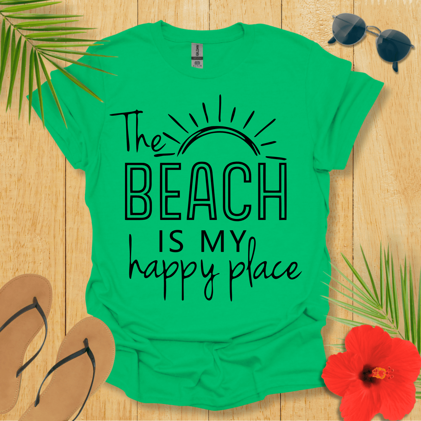 The Beach Is My Happy Place T-Shirt