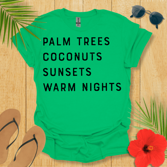 Palm Trees Coconuts T-Shirt