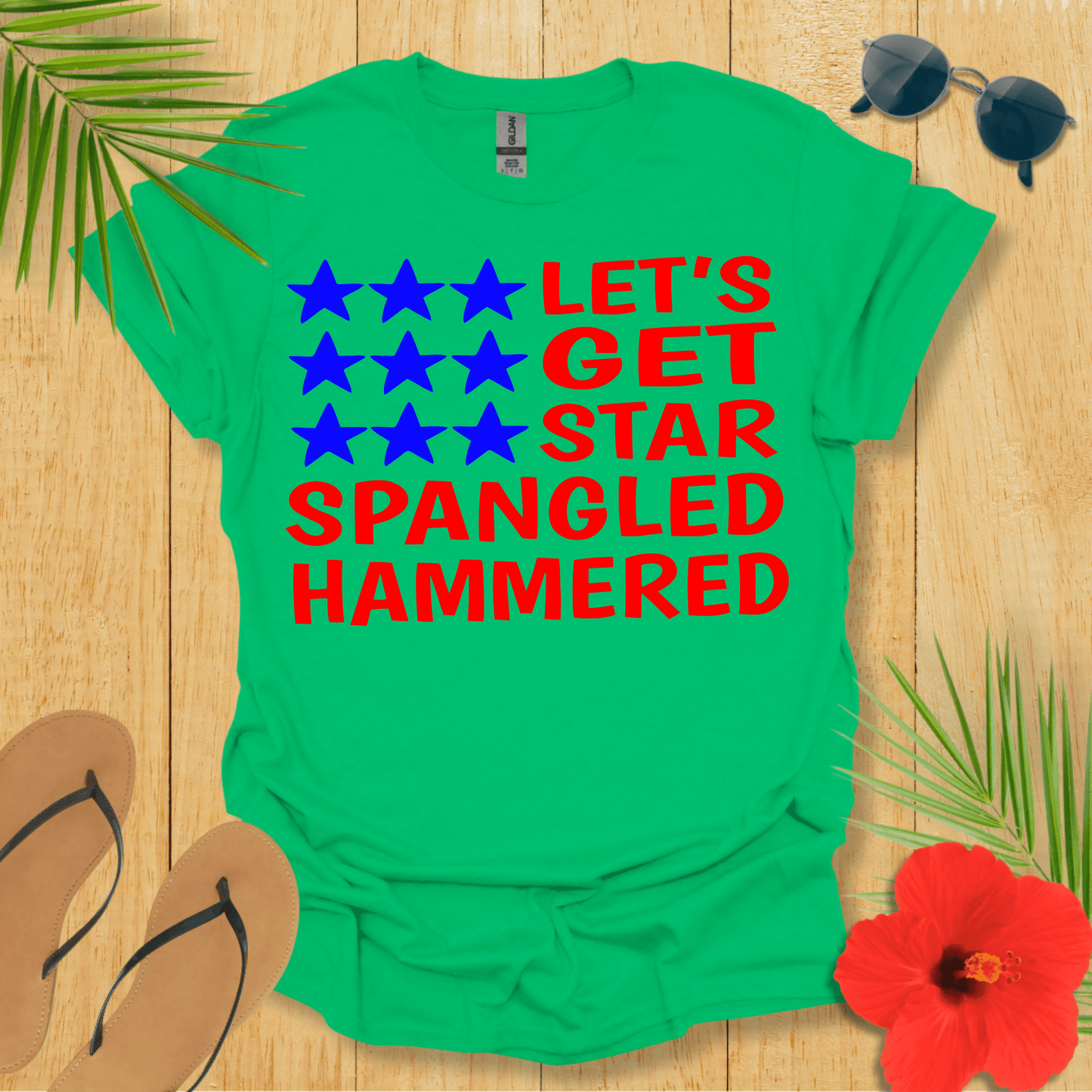 Star Spangled Hammered T-Shirt