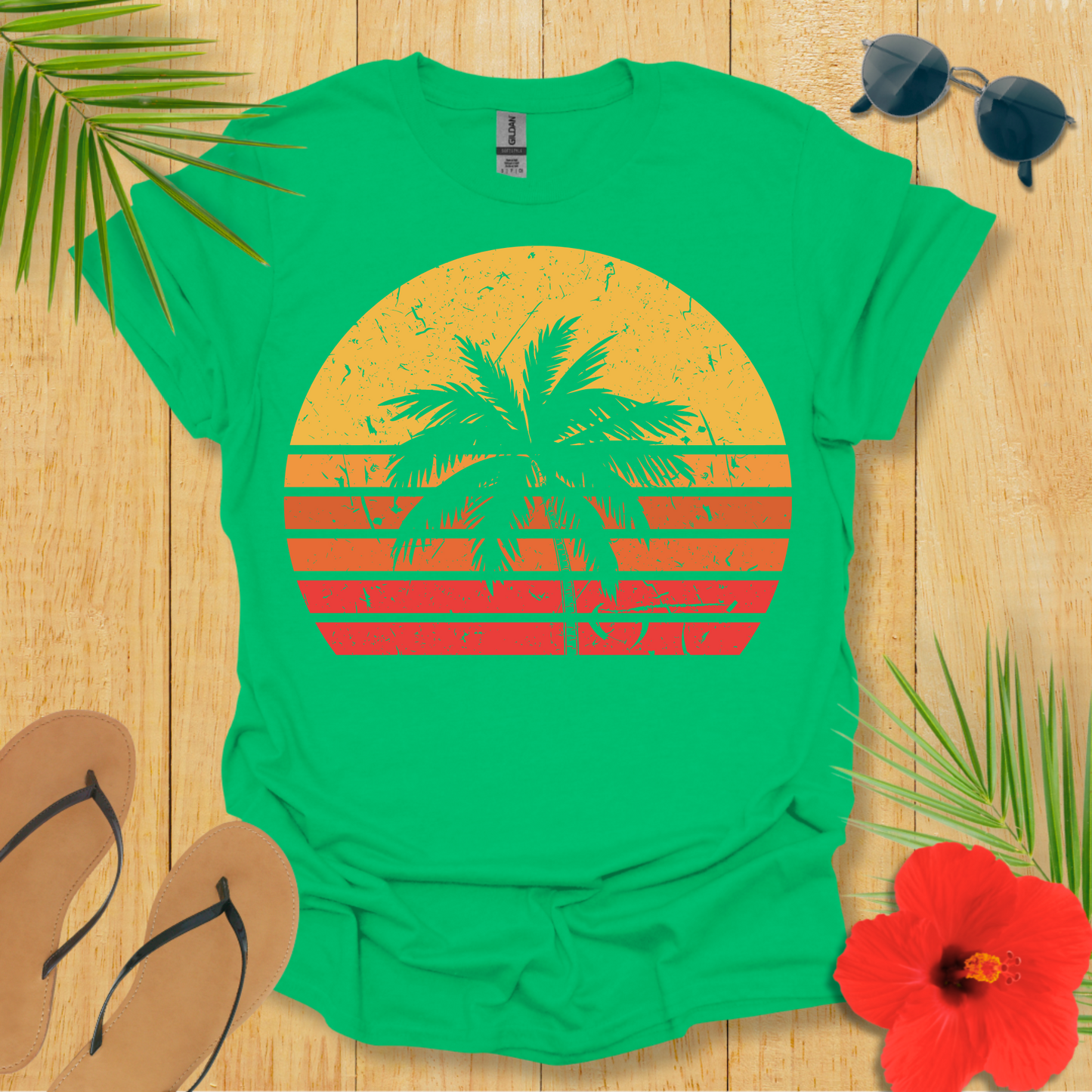 Palm Tree Sunset T-Shirt