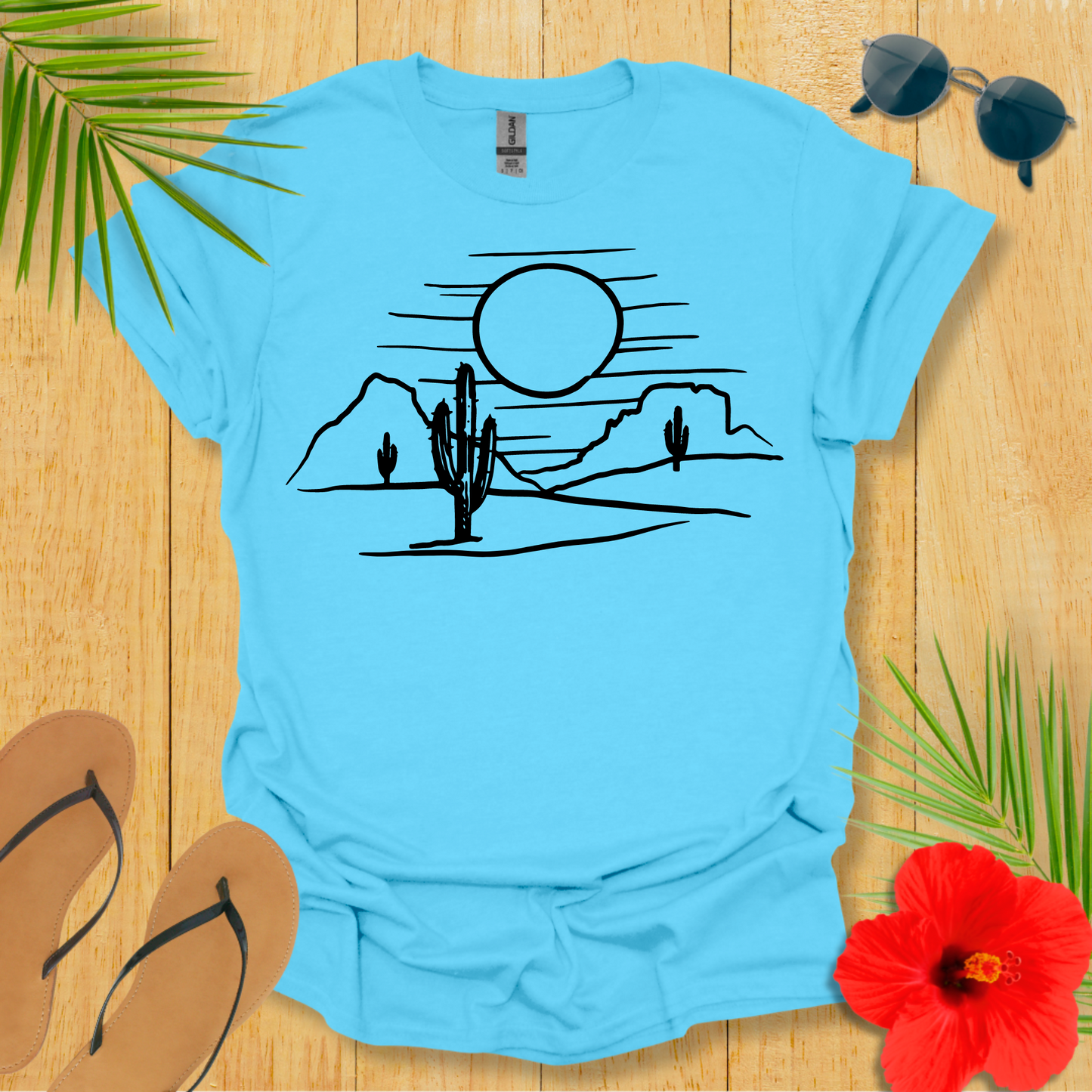 Sunset Cactus T-Shirt