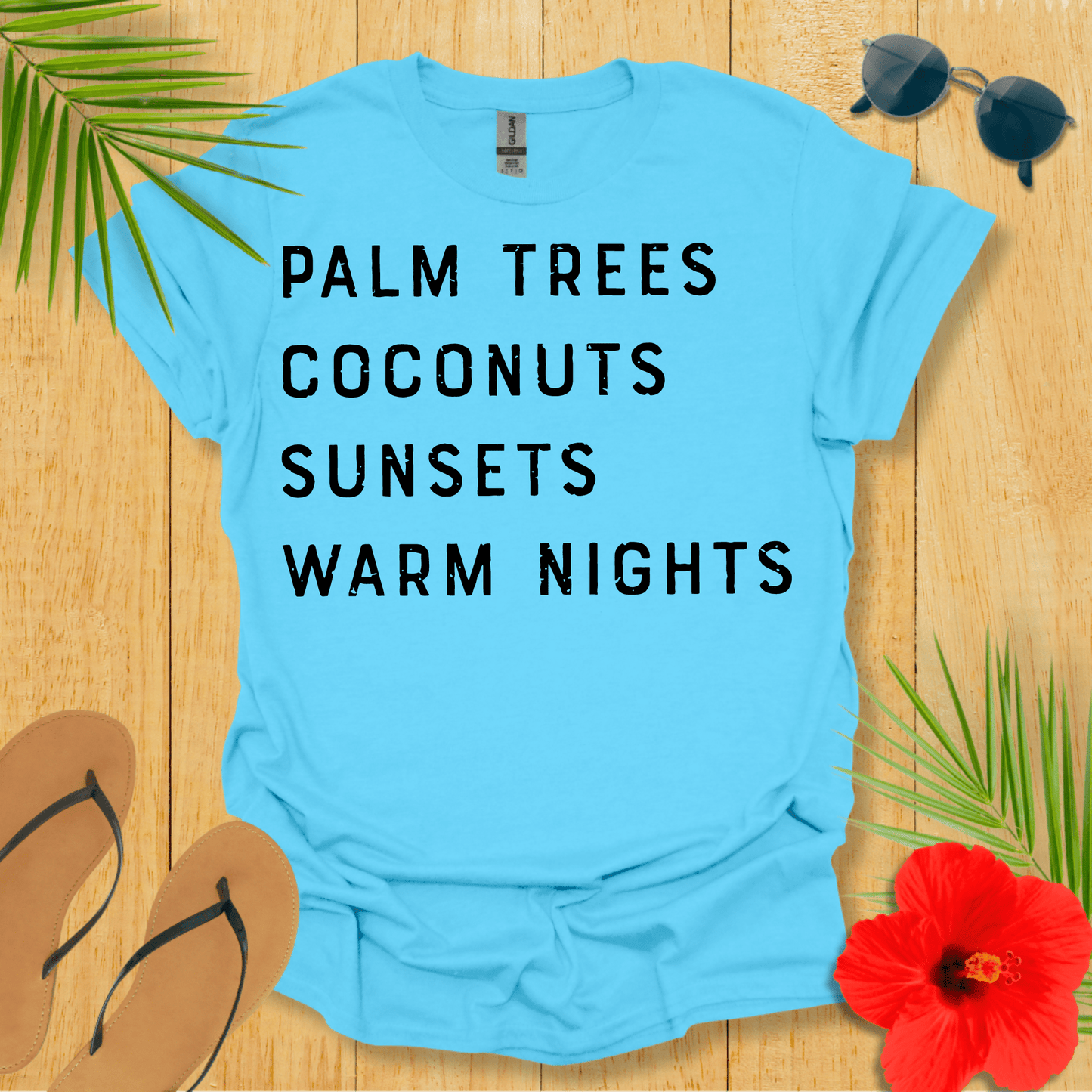 Palm Trees Coconuts T-Shirt