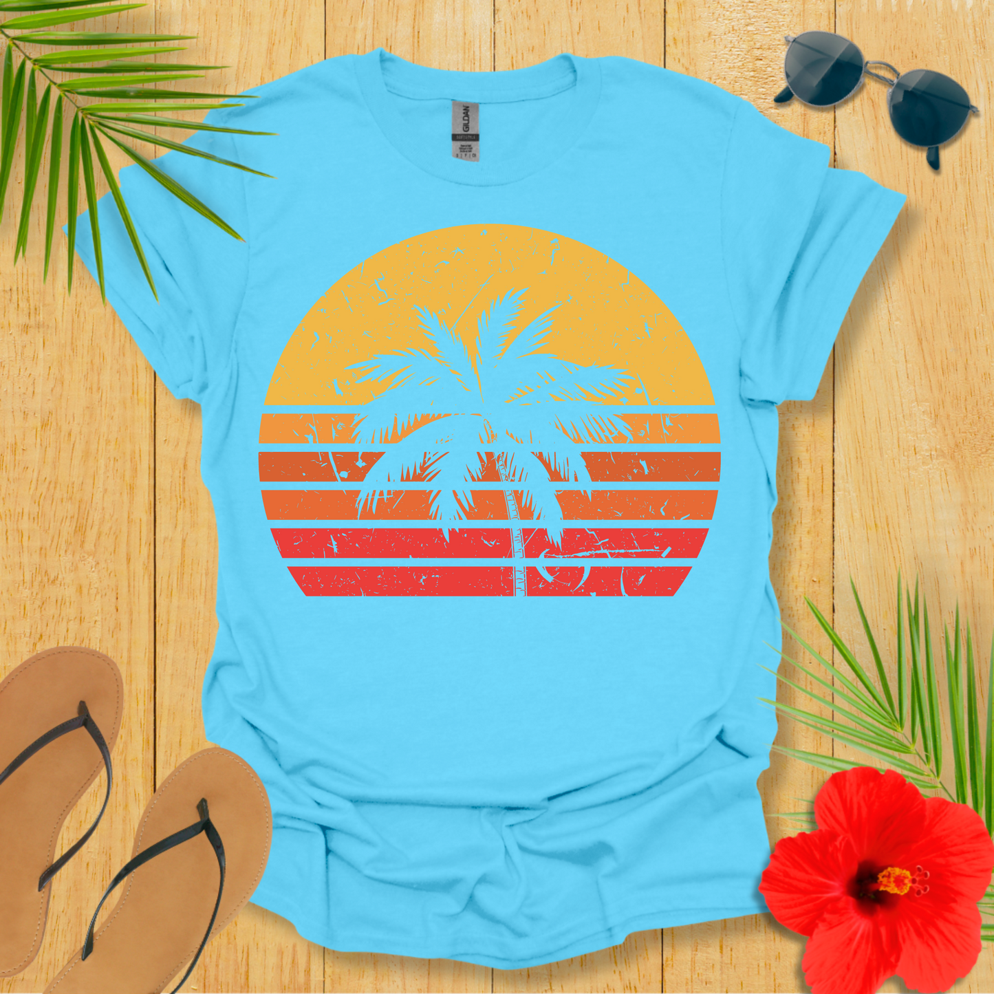 Palm Tree Sunset T-Shirt