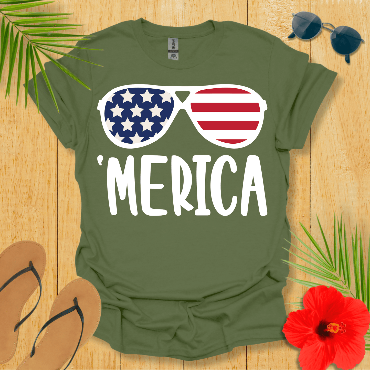 Merica Shades T-Shirt