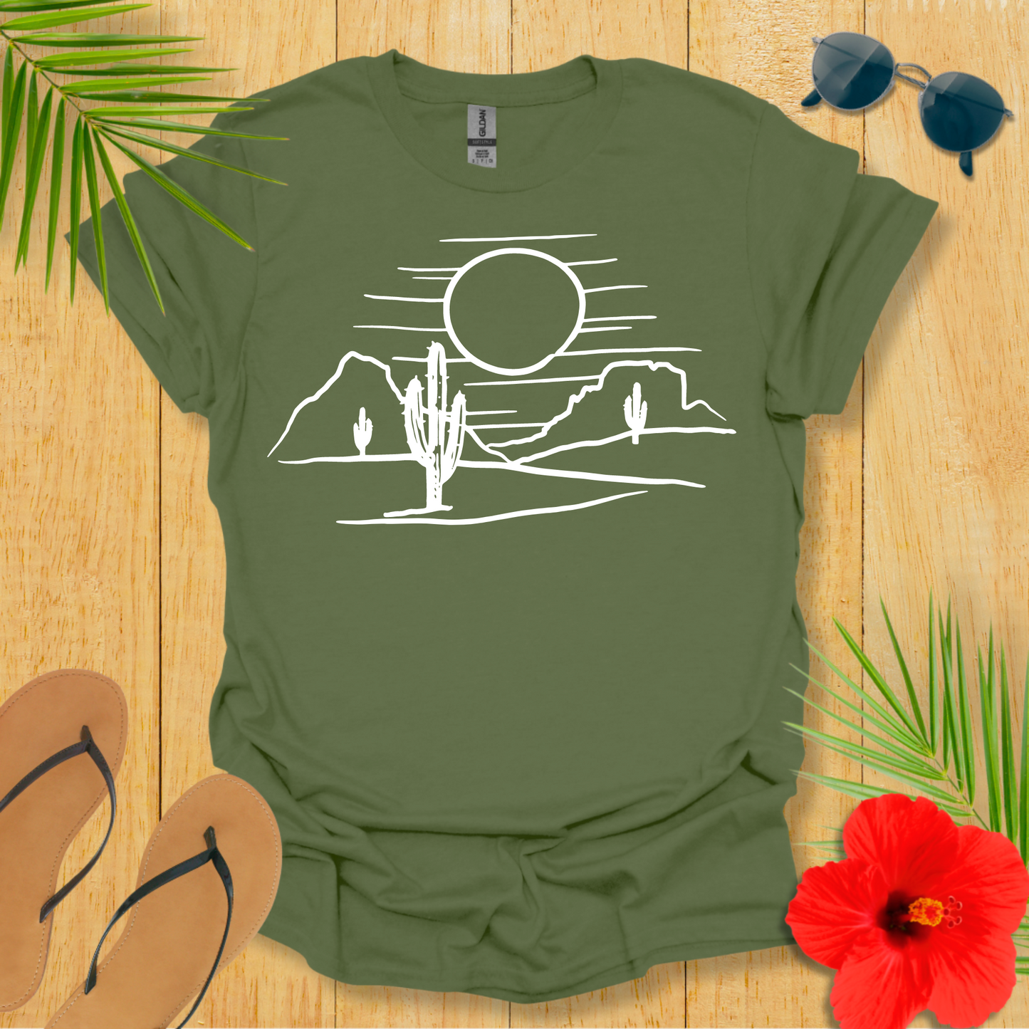 Sunset Cactus T-Shirt