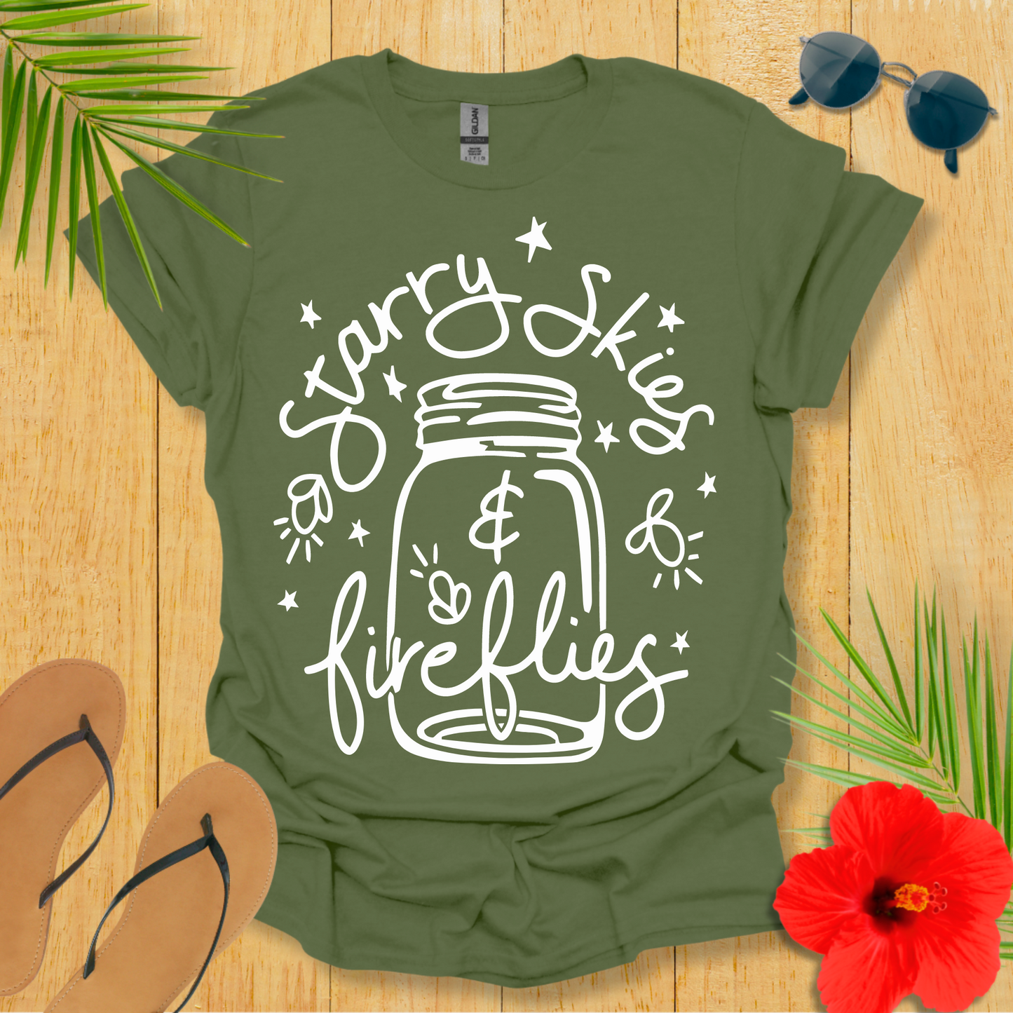 Sky and Firefly T-Shirt