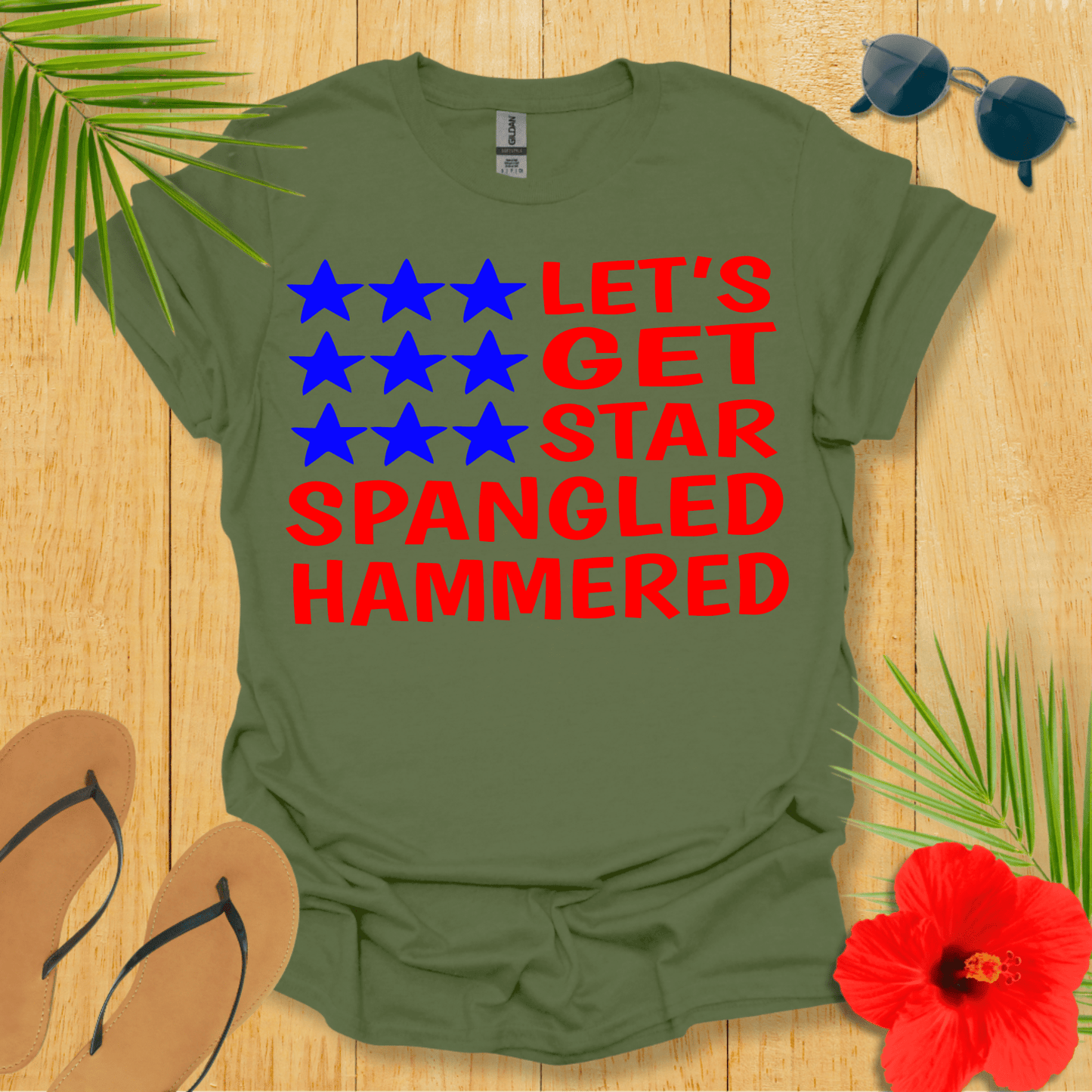 Star Spangled Hammered T-Shirt