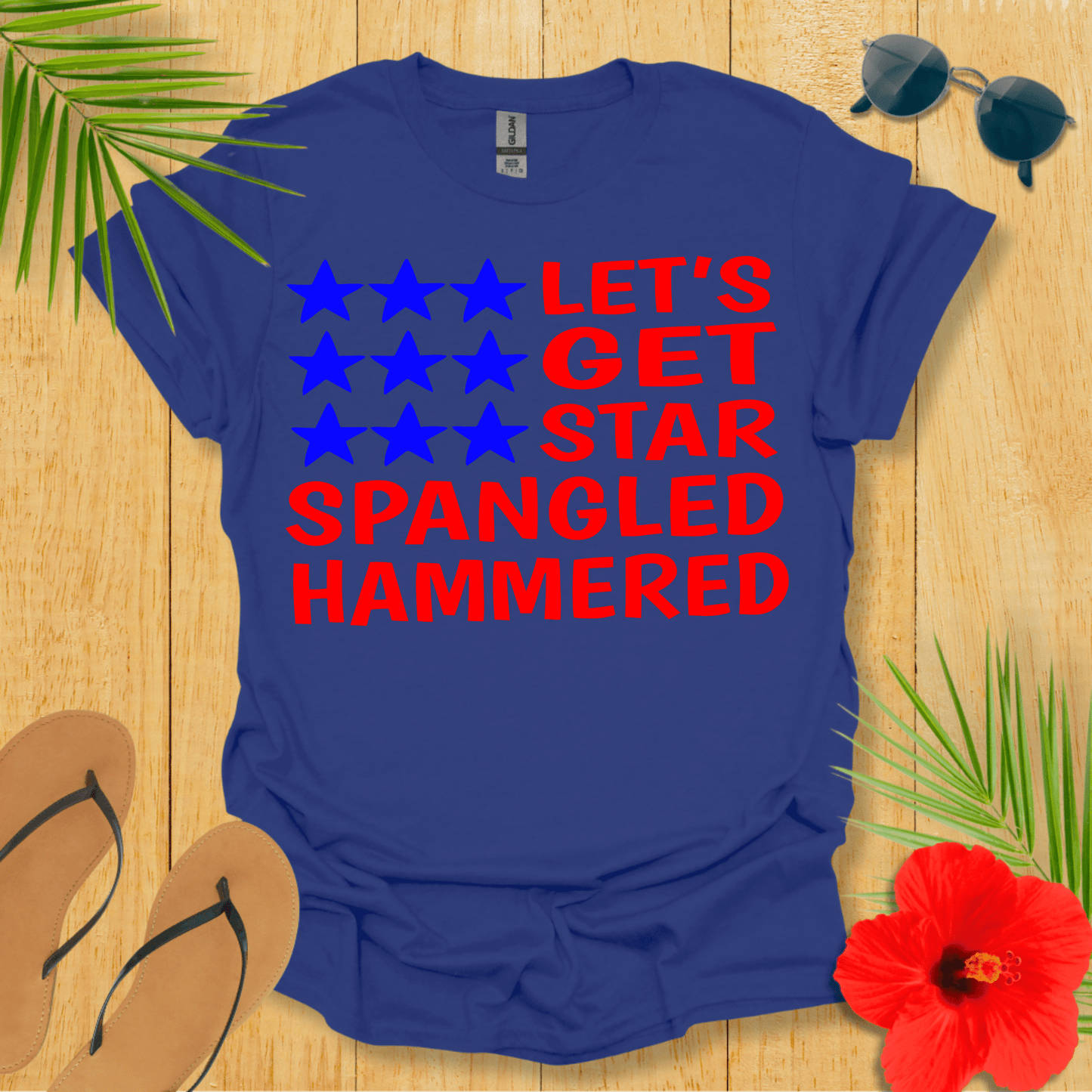 Star Spangled Hammered T-Shirt