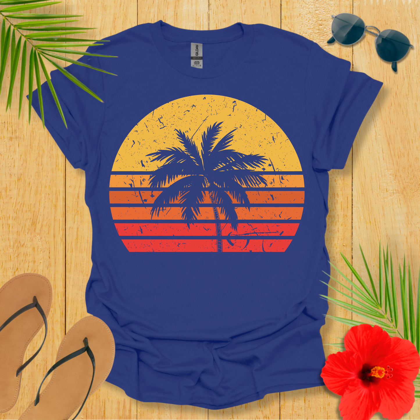 Palm Tree Sunset T-Shirt