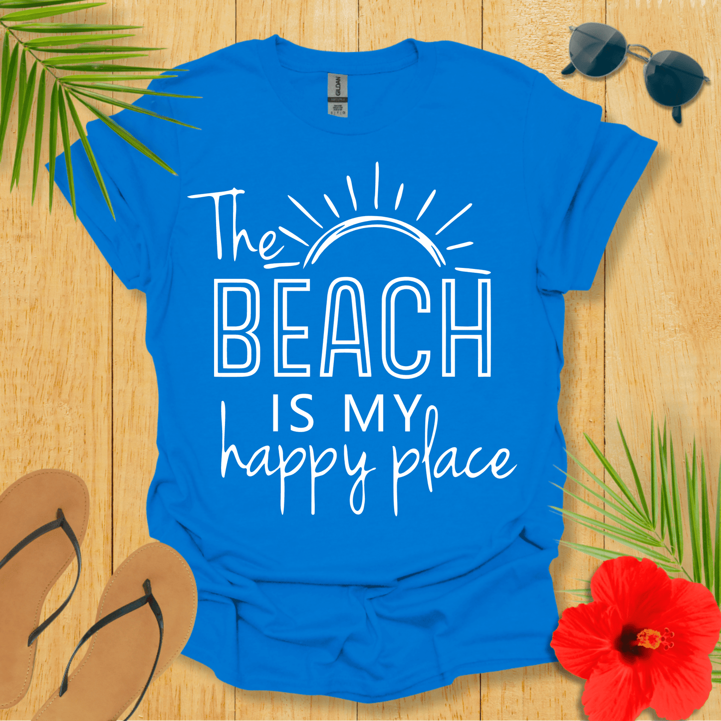 The Beach Is My Happy Place T-Shirt