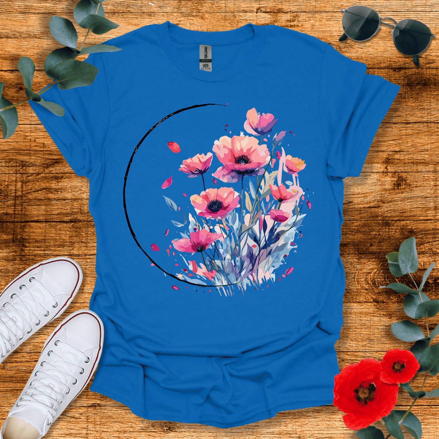 Watercolor Wildflowers T-Shirt