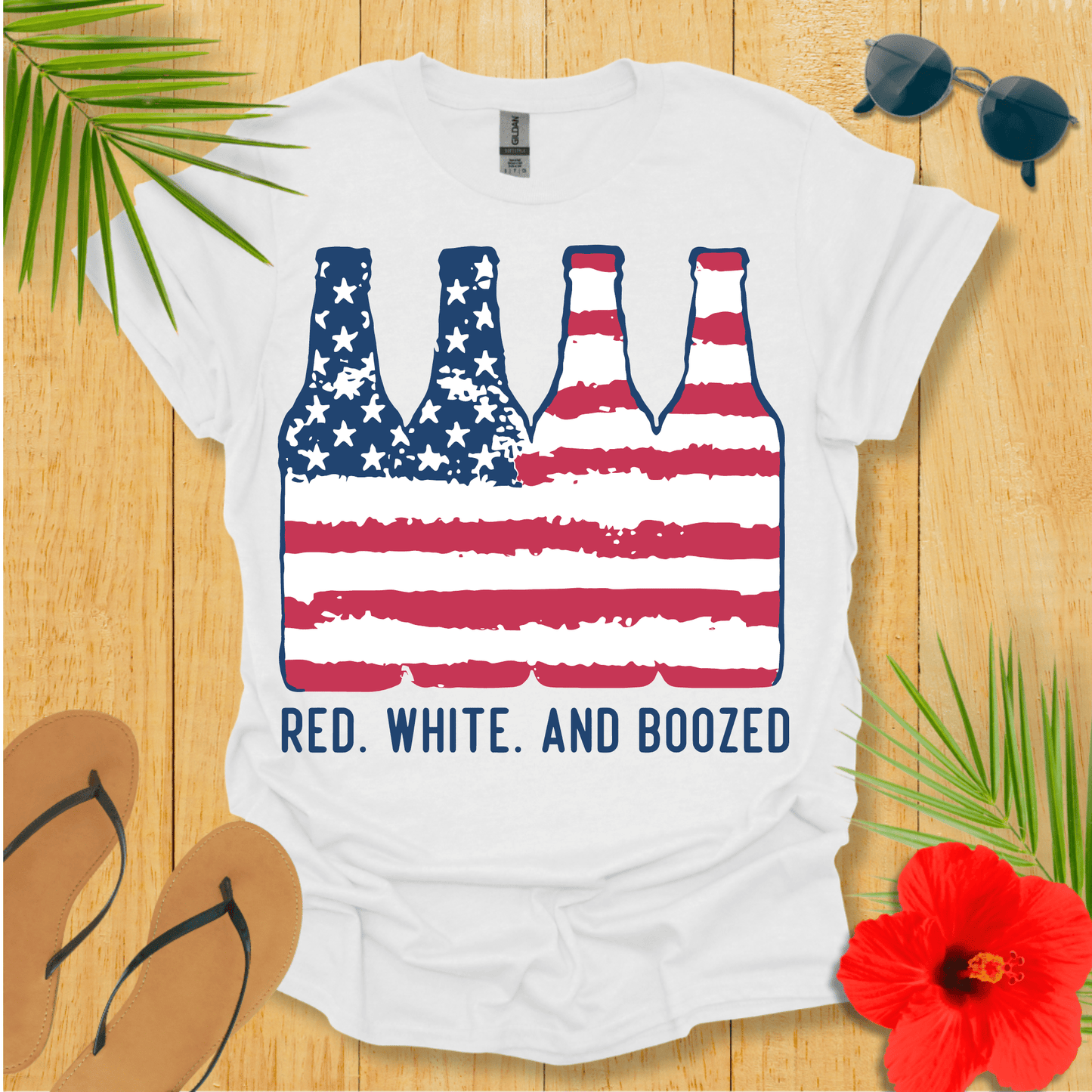 Red White and Boozed T-Shirt