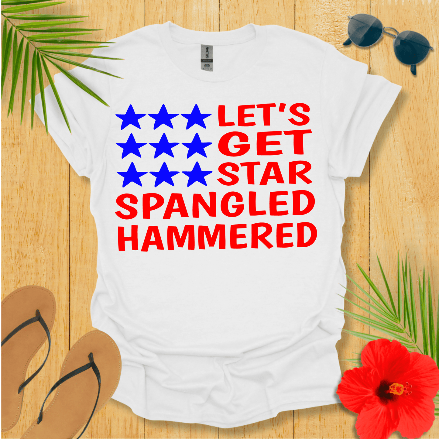 Star Spangled Hammered T-Shirt