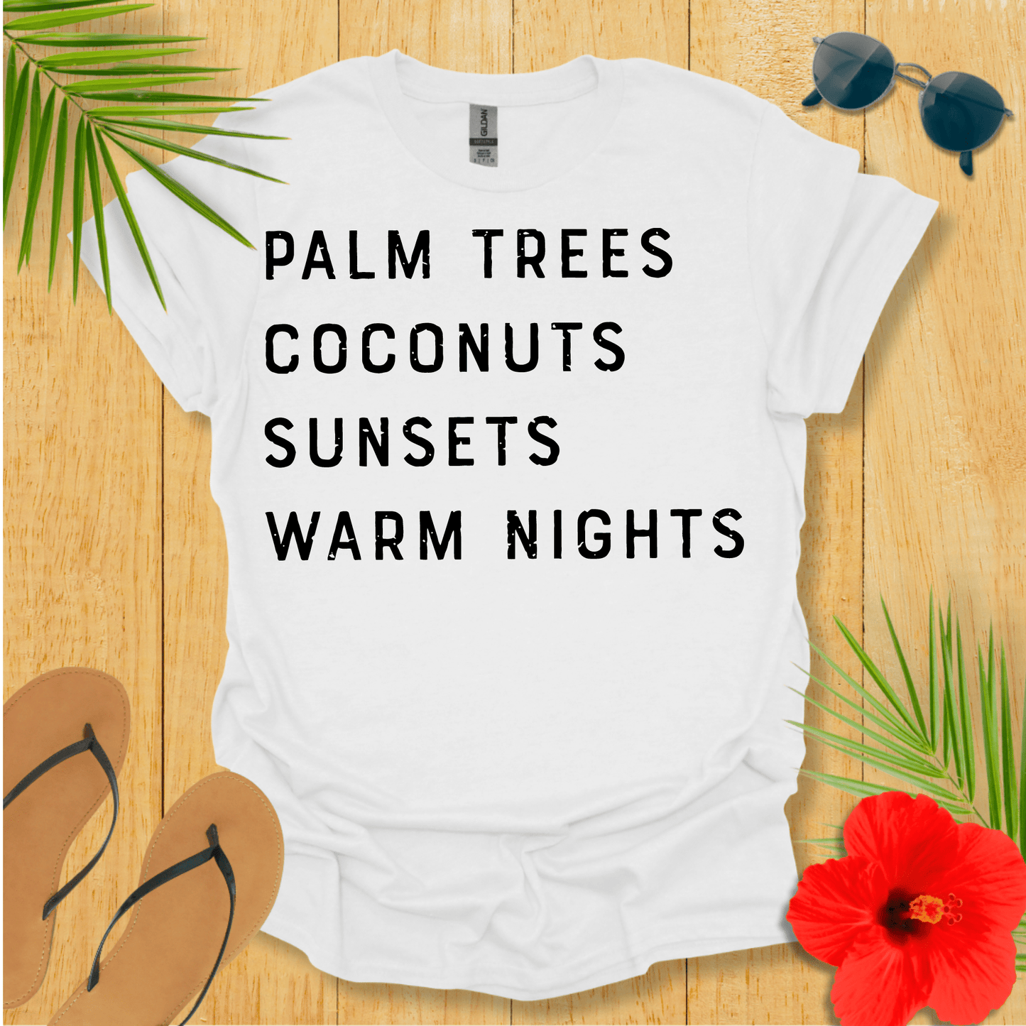 Palm Trees Coconuts T-Shirt