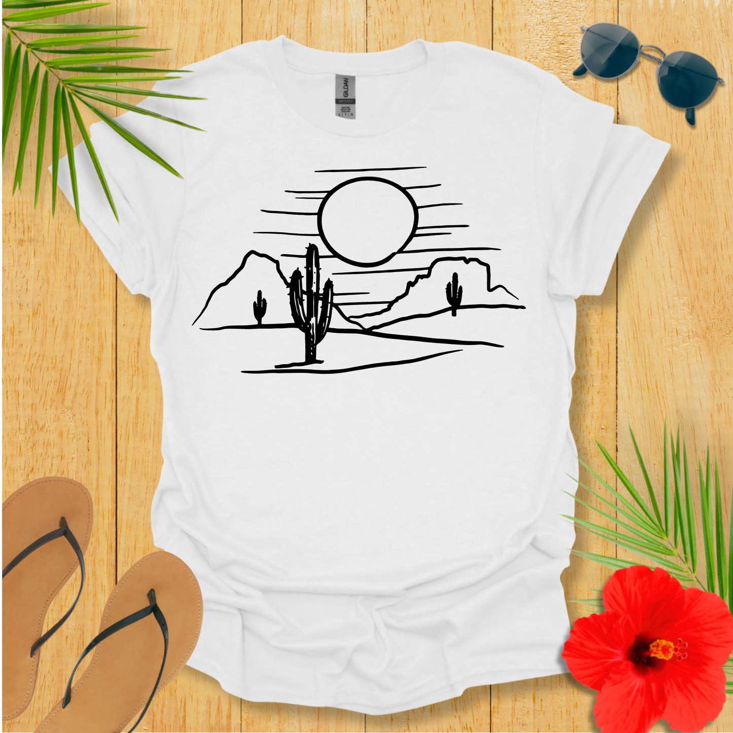 Sunset Cactus T-Shirt